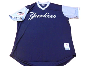 MAJESTIC AUTHENTIC NEW YORK YANKEES PLAYERS WEEKEND AROLDIS CHAPMAN JERSEY 52 - Picture 1 of 7