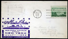 SS USA 1952 Jungfernreise New York Postumschlag 3c Rückwärtspoststempel