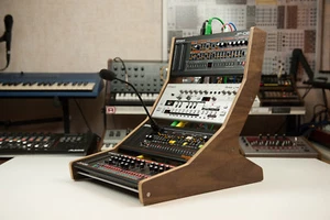 Roland Boutique Quad Stand Low Walnut Multiplex TB-03 TR-09 SH-01A - Picture 1 of 11
