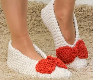 Wool slippers hand knitted leg warmers handmade socks by SuperTanya - Picture 1 of 11