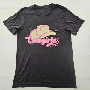 Cowgirls Don't Cry Charlie Southern grau Kurzarm T-Shirt Erwachsene M - Bild 1 von 7