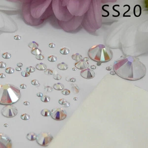 1440PCS Non-Hotfix Rhinestones Assorted Flat Back Crystal For DIY Clothes Crafts - Picture 1 of 13