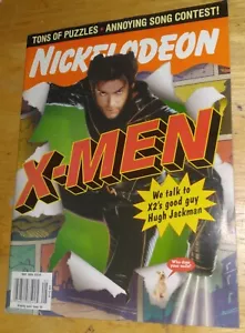 Hugh Jackman Nickelodeon Magazine May 2003 X-Men X2 Comics Print Ads DEADPOOL - Foto 1 di 8