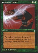 4x Venomous Breath MTG Ice Age NM Magic Regular