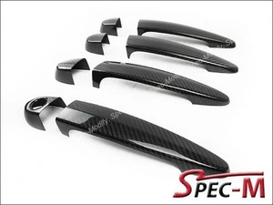 Cubierta de manija de puerta de fibra de carbono para BMW 2008-2013 BMW X5 X5M E70 - Imagen 1 de 2