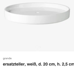 ASA Selection „Etage Grande“ Ersatzteil Ersatzteller Weiß Ø 20 cm - Bild 1 von 3