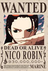 One Piece wanted poster Anime  Photo Art Print two Size available