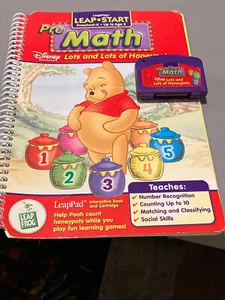 LeapPad Leap Start: Pre Math Disney Winnie Pooh Interactive Book & Cartridge - Picture 1 of 2
