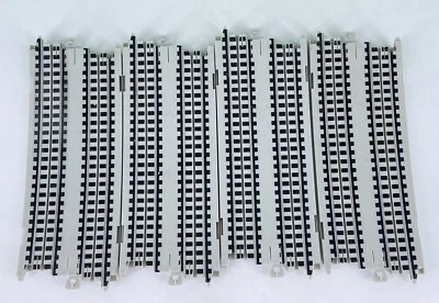 "4 piezas de tren Tyco Twin Turbo cuatro secciones de vía de transición de 7 1/2"" 1989 B5834S" Foto 1 de 4