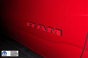 Fits 2019-2025 Ram Laramie 1500 Door Emblem Overlay - Reflective Vinyl Pair - Picture 1 of 6