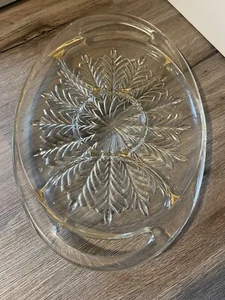 Jeanette Feather Gold Trim 5 Section Relish Tray. (Cm) - Picture 1 of 2