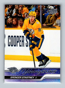 2023-24 Upper Deck Series 1 Young Guns Spencer Stastney #238 Nashville Predators