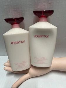 OSCAR DE LA RENTA ROSAMOR BODY LOTION 6.6 OZ Lot of 2 Original formula - Picture 1 of 8