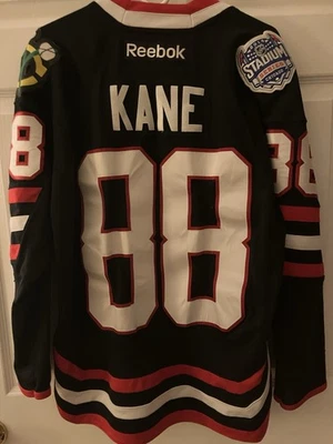 Reebok Premier Chicago Blackhawks 2014 Stadium Series Kane Jersey Size S  - Image 1 of 4