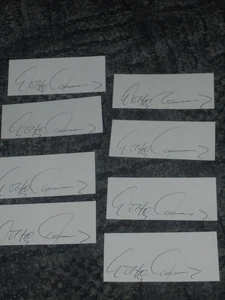 WOLFGANG OVERATH - FUSSBALLER - 1966/ 1970 / 1974 WM - kleine Karte signiert - Bild 1 von 1