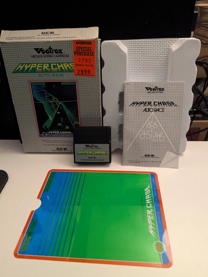 Hyperchase Auto Race (Vectrex, 1982) - Only one owner! - Image 1 of 1