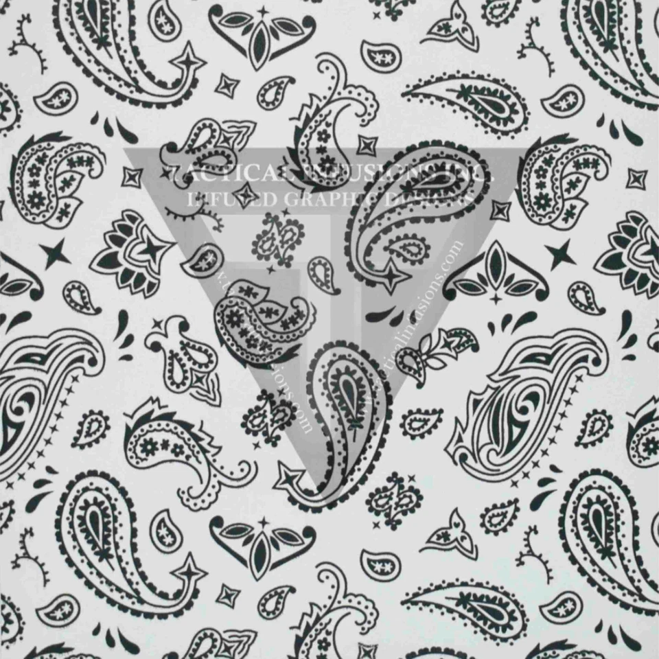 Kydex Paisley Pattern Black 11 7/8 X 7 7/8"  - Image 1 of 1