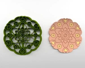 Polymer Ton Mandala Schmuck Schale Schneider - Bild 1 von 2