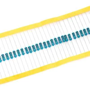 Resistencia fija de película metálica 100 piezas 1/2 W (0,5 W) 390 Ω ohmios 0,01 ± 1 % de tolerancia - Imagen 1 de 4