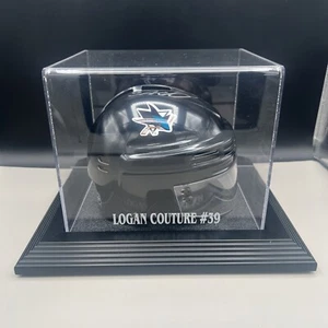 Logan Couture Signed Autograph Mini Hockey Helmet San Jose Sharks NHL🔥 - Picture 1 of 8