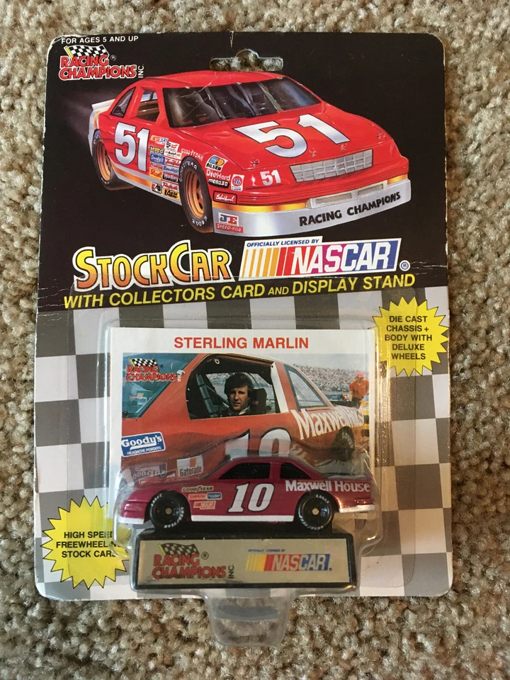 1992 Sterling Marlin #10 Maxwell House 1/64 Racing Champions nascar diecast - Image 1 of 1