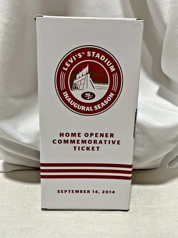 49ers Levi's Stadium Inaugural 2014 Season Home Opener Commemorative Ticket Cover