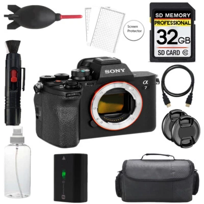 Sony a7 IV Mirrorless Camera + 32GB + Bag+ Screen Protector- Basic Kit - Image 1 of 4