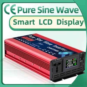 Pure Sine Wave Inverter DC To AC Portable Power Voltage Converter Solar Inverter - Picture 1 of 21