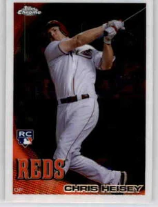 2010 Topps Chrome Chris Heisey Rookie RC Insert MLB PWE Reds #192 - Picture 1 of 2
