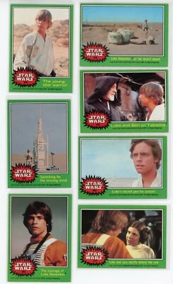 STAR WARS 1977 Topps 36 Cards Including Luke Skywalker, Darth Vader - Image 1 of 4