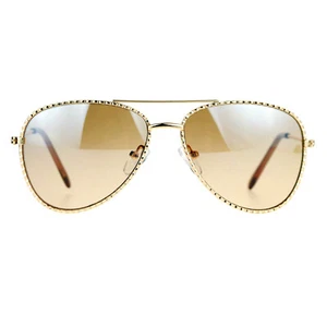 Kid's Pilot Sunglasses Ridged Metal Frame UV Protection Boys & Girls - Picture 1 of 25