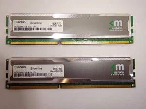 Mushkin Silverline 8GB (2x4GB) DDR3 996770 PC3-10666 9-9-9-24 1.5V #R1365 - Bild 1 von 3