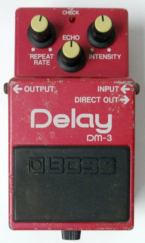 Used Vintage 1985 Boss DM-3 Analog Delay Electric Guitar Pedal Made in Japan - Image 1 of 4