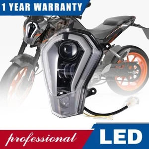 LED Front Headlight Assembly Housing Head Lamp Light For KTM Duke 200 2012-2019 - Picture 1 of 10