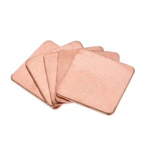 5Stk. Flach IC Chipatz Thermisch Kupfer Kühlkörper für CPU GPU RAM 20x20x0,8mm - Bild 1 von 4