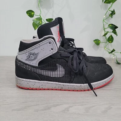 Air Jordan 1 Retro '89 BRED Hombre Talla 11.5 599873-003 Top Alto Negro Rojo Gris  Foto 1 de 4