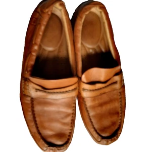 Mephisto Men's Size 11.5 Brown Spinnaker Cap Leather Penny Loafers Excellent - Picture 1 of 7
