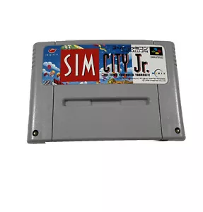 Nintendo Super Famicom Sim City Jr Video Game 1996 Japan Tested Works Maxis - Picture 1 of 10