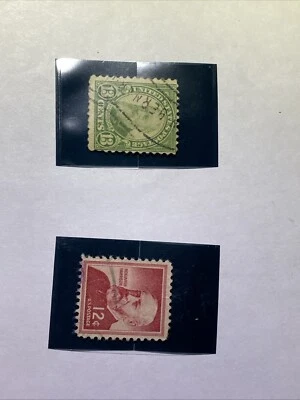 Lot of (2) US 1926 ** Scott 622 Benjamin Harrison Stamp VF - Image 1 of 3