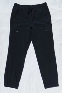 NEU EDDIE BAUER Damenhose US M 10 Navy Blackwatch Polarfleece gefüttert Winter - Bild 1 von 6