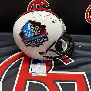 Ray Lewis Baltimore Ravens Autographed Hall Of Fame Replica Signed Helmet PSA - Picture 1 of 5