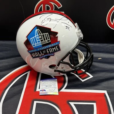 Ray Lewis Baltimore Ravens Autographed Hall Of Fame Replica Signed Helmet PSA - Image 1 of 4