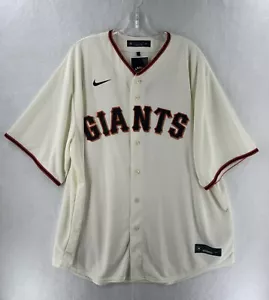 San Francisco Giants Brandon Crawford #35 Nike Herren Creme MLB Trikot Größe 2XL - Bild 1 von 16