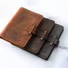 Personalized Leather Journal Custom Refillable Rustic Notebook Gift For Traveler