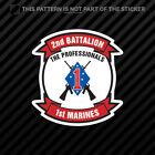 2Nd Battalion 1St Marine Regiment Usmc V2 Sticker Vinyl Marines Corp