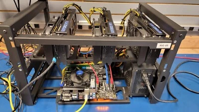Plataforma de minería de criptomonedas 3x GPU 3090 GeForce RTX ETH BTC Foto 1 de 4