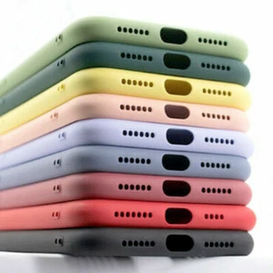 Liquid Silicone Case Cover For Samsung S23 S22 Ultra S21FE A12 A52 Note 20 Ultra - Picture 1 of 25