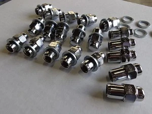 1965-1966 Shelby GT350 10 spoke XL Mag Wheel 20 piece Lug Nut Set with washers - Picture 1 of 8