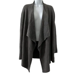 Cárdigan Barefoot Dreams Cozychic Lite Gris Calipso Cortina S/M Pequeño Mediano - Imagen 1 de 10
