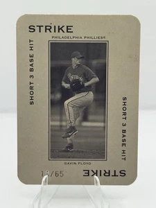 2005 Donruss Polo Grounds Strike /65 Gavin Floyd Philadelphia Phillies /65 - Picture 1 of 2